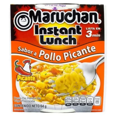 Maruchan sabor pollo picante 64g