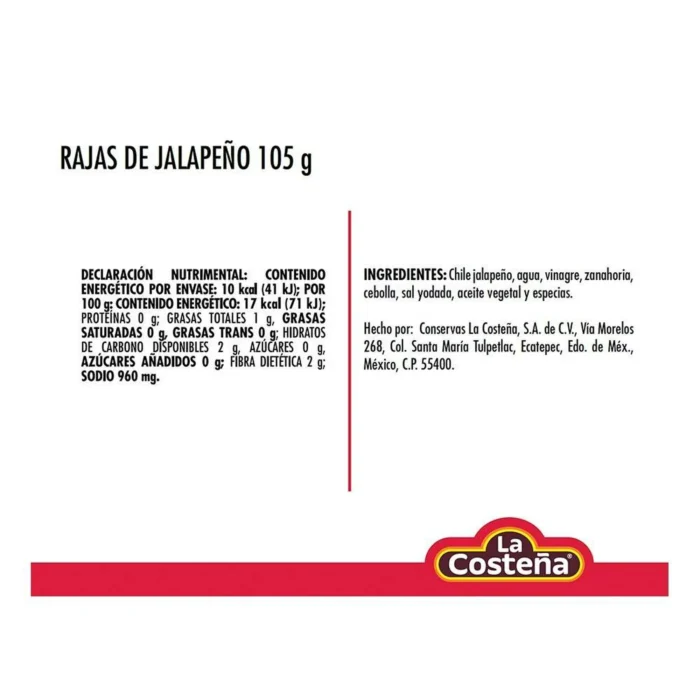 Rajas de jalapeño 105g - Imagen 2