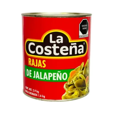 Rajas de jalapeño 2.9kg