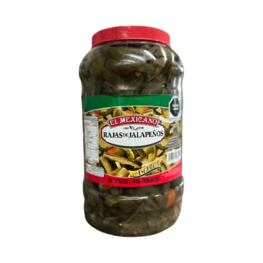 Rajas de jalapeño El Mexicano Vitrolero 3.82kg