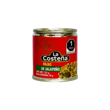 Rajas de jalapeño 105g