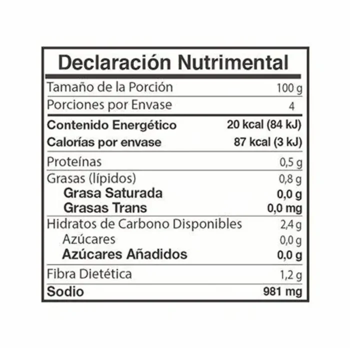Rajas verdes de jalapeños 800gr - Imagen 2
