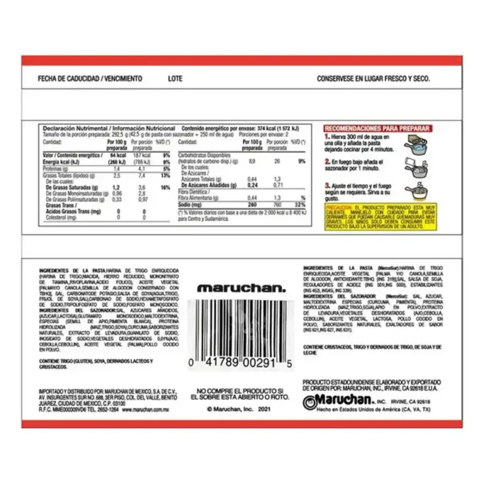 Ramen sabor pollo 85g - Imagen 2