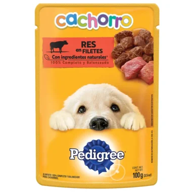 Pedigree sobre cachorro Res 100gr
