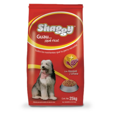 Alimento Shaggy 25kg
