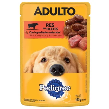 Pedigree sobre adulto Res 100gr