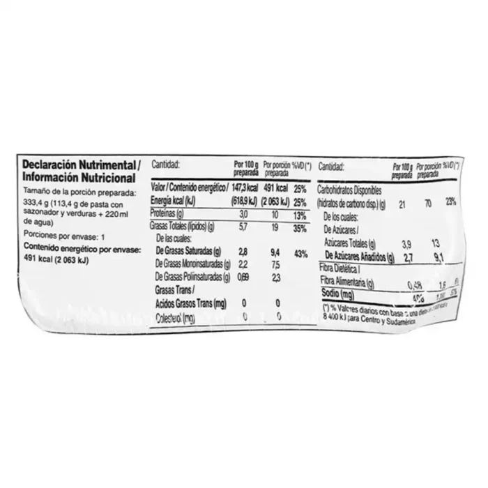 Sopa Yakisoba sabor res estilo Teriyaki 113.4g - Imagen 2