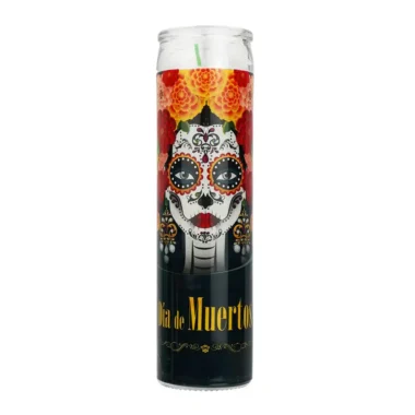 Veladora Día de muertos-Mujer