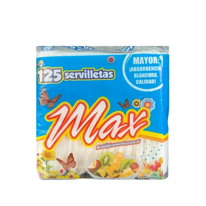 Servilletas Max 125pzs