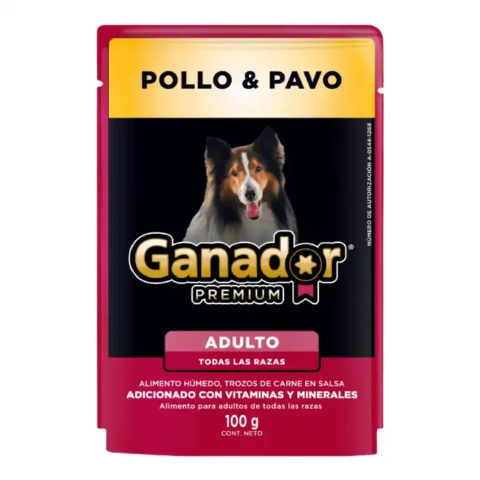 Ganador premium adulto pouch 100gr