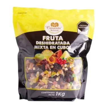 Fruta deshidratada mixta en cubos 1kg