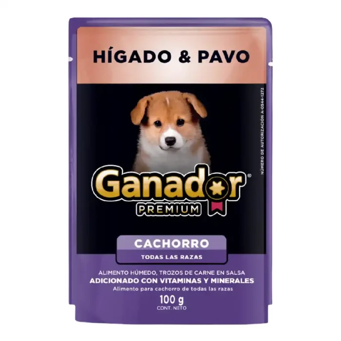 Ganador premium cachorro pouch 100gr