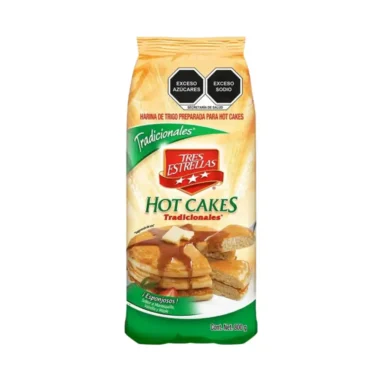 Harina para Hot Cakes Tres Estrellas 800gr