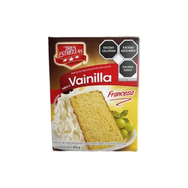 Harina Tres Estrellas Vainilla 432gr