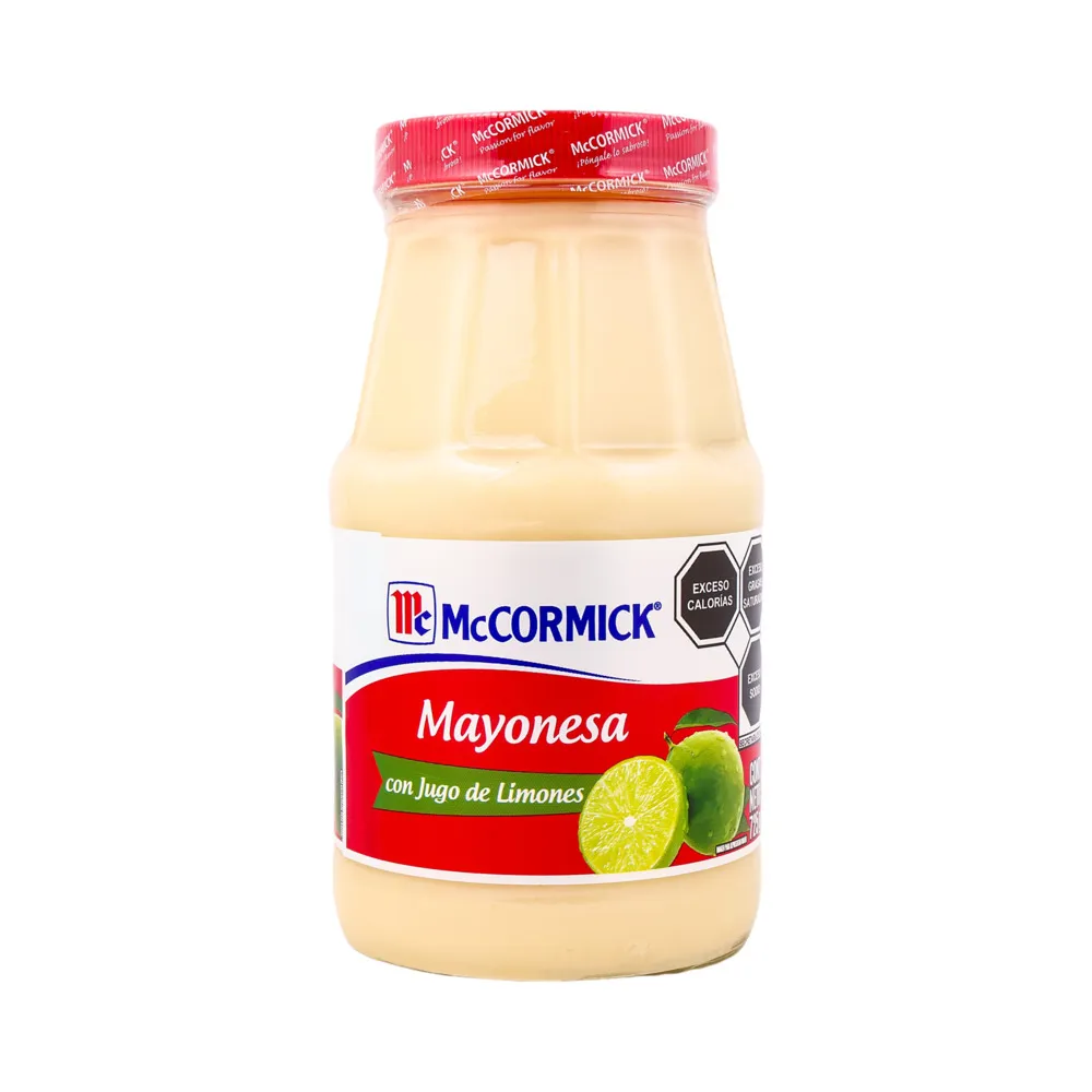 Mayonesa con jugo de limones 725g