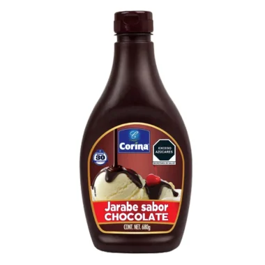 Jarabe sabor chocolate Corina 680g