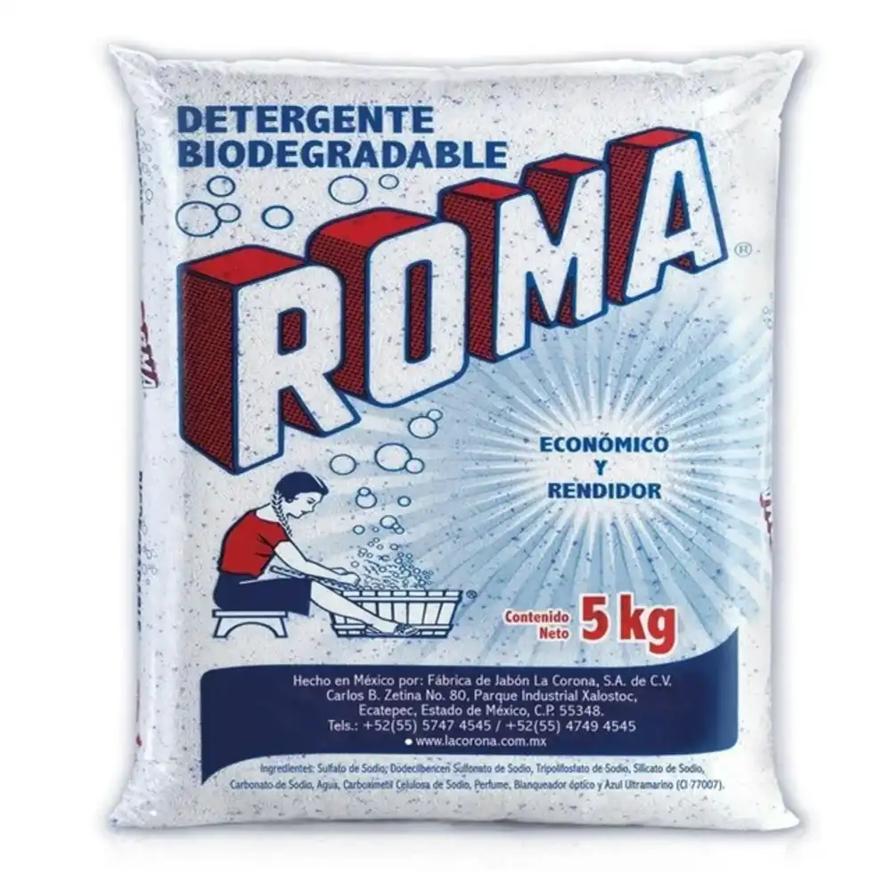 Detergente en polvo Roma 5kg