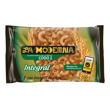 Pasta integral de codo 2 200g