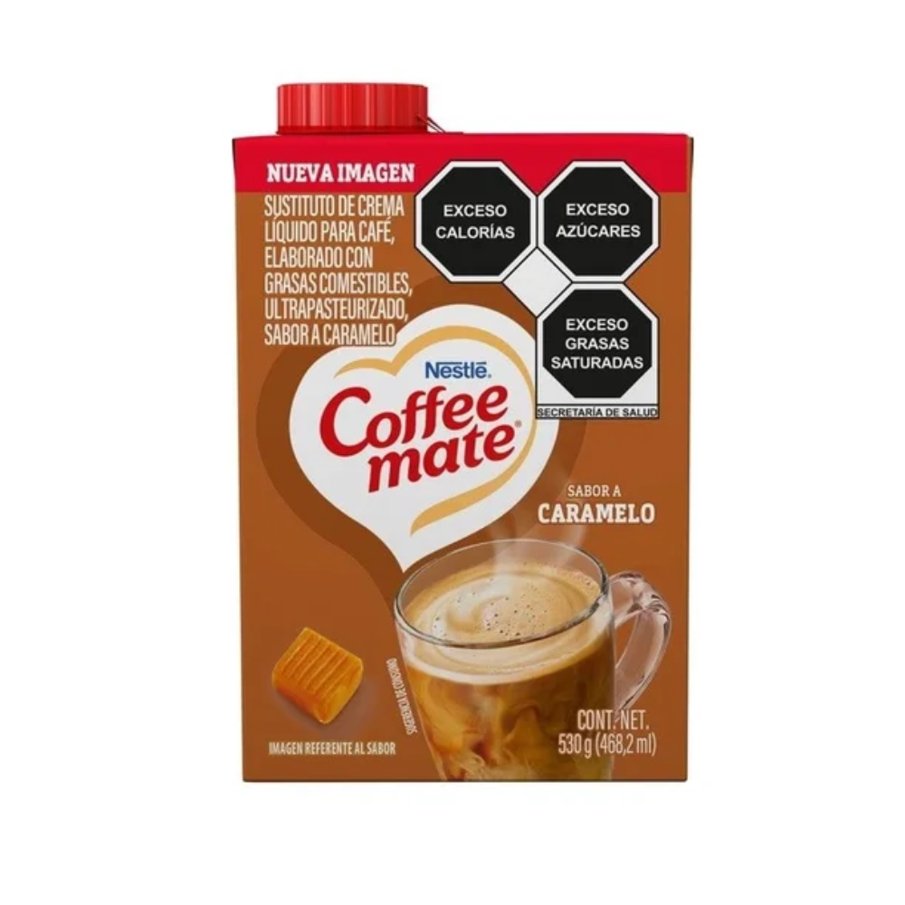 Coffee Mate caramelo líquido 530g