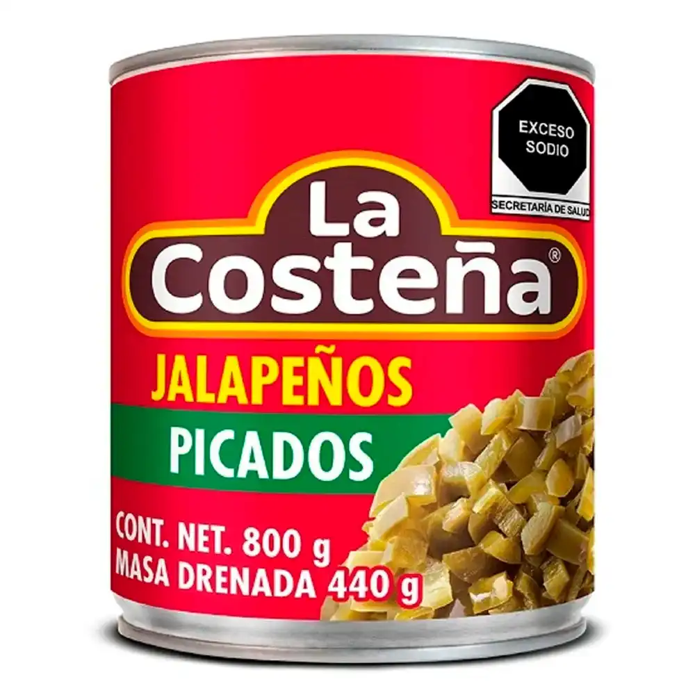 Jalapeños picados 800gr